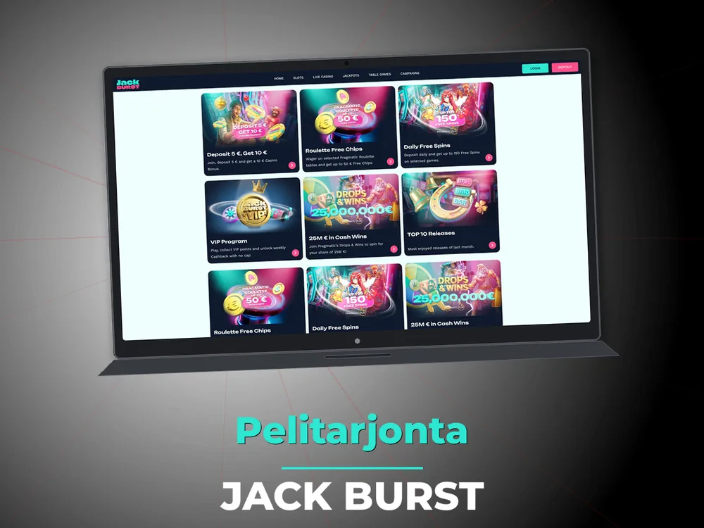 Jack Burst - Pelitarjonta
